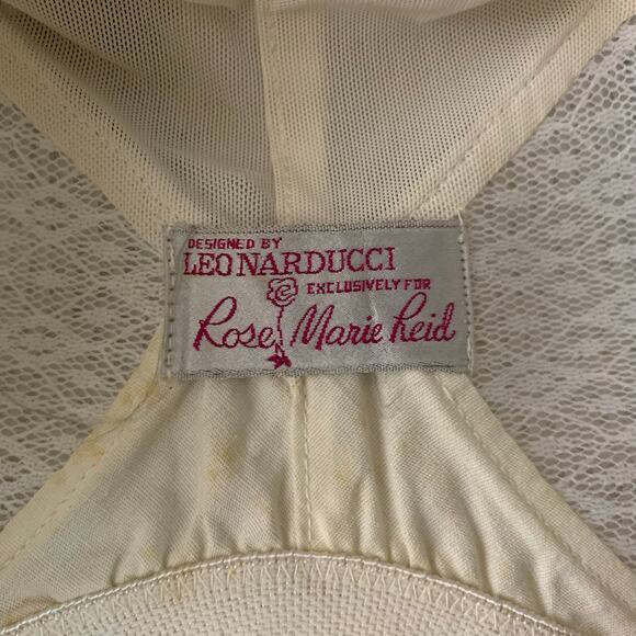 LEO NARDUCCI ROSE MARIE REID Swimsuit‎ Vintage 1960's Open Back Pinup Bombshell - Picture 12 of 14